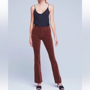 L'Agence Stevie Velvet Jean in Nubuck Golden Brown Size 29 Boot Cut High Rise
